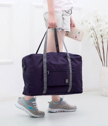 Foldable Travel Bag Import BG920 Navy Blue